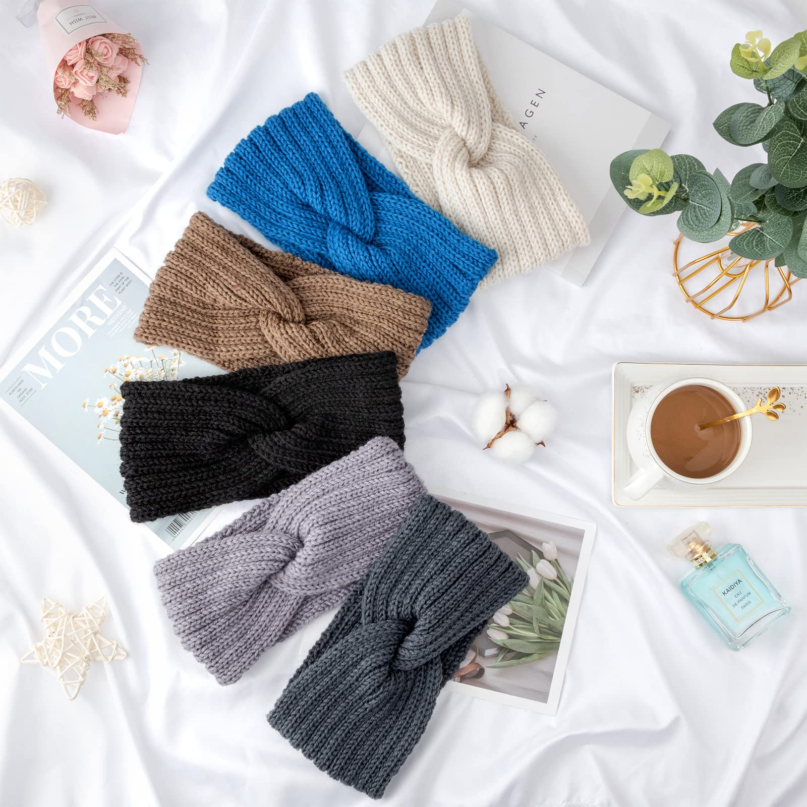 Crochet Ear Warmer Knit Headband - 6pcs - Image 43