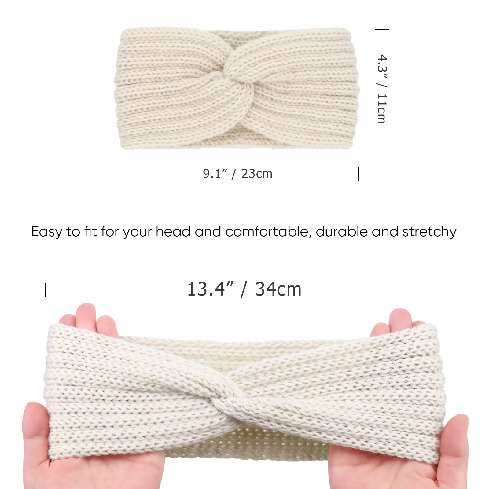 Crochet Ear Warmer Knit Headband - 6pcs - Image 44