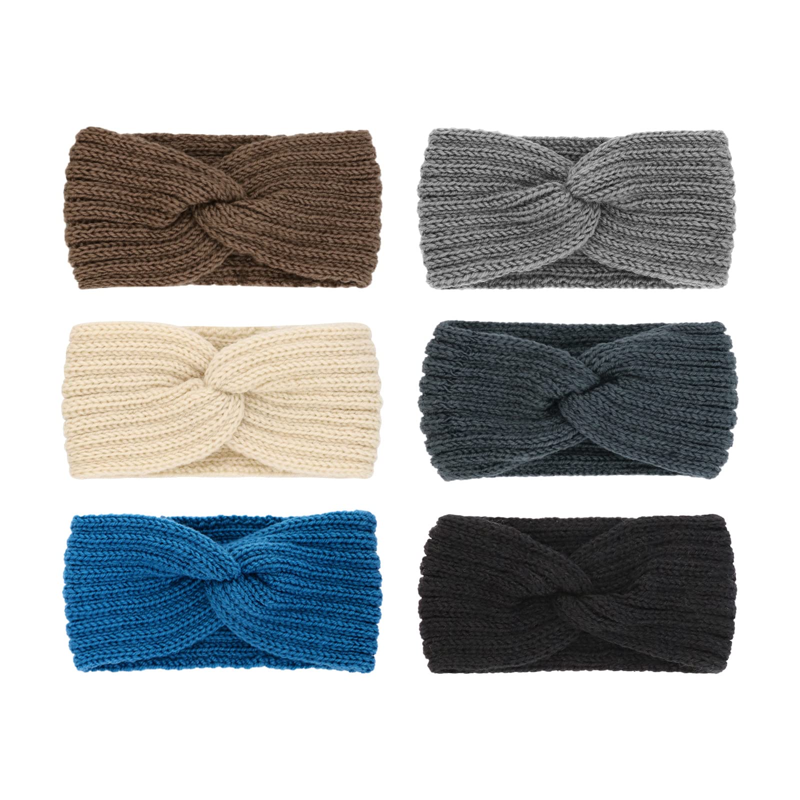 Crochet Ear Warmer Knit Headband - 6pcs - Image 48