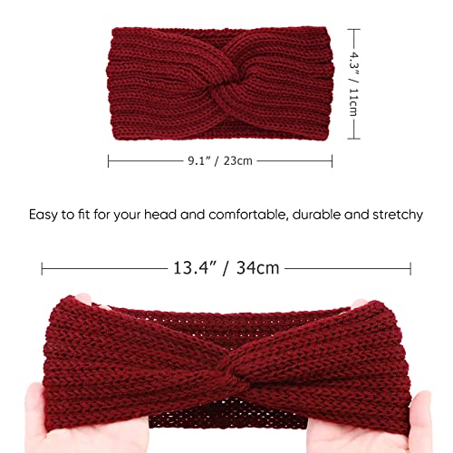 Crochet Ear Warmer Knit Headband - 6pcs - Image 55