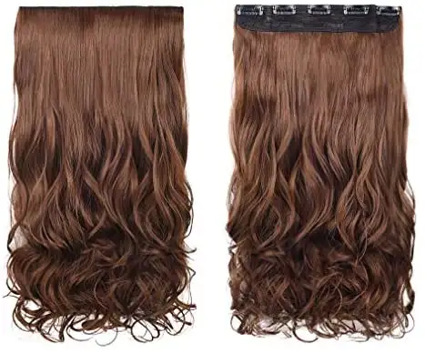 Curly 20 " Clip on Hair Extension Piece - Image 11