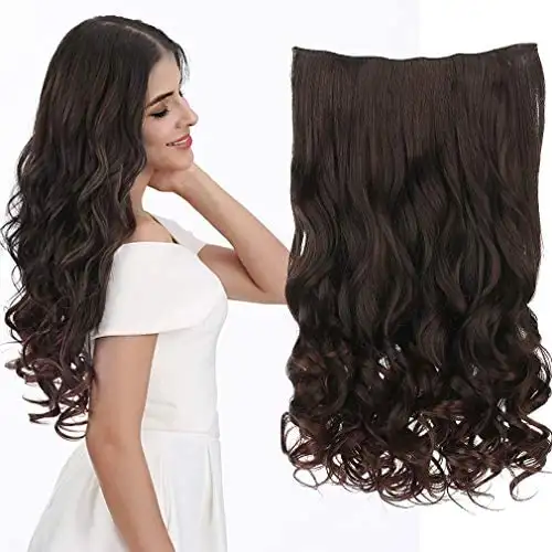 Curly 20 " Clip on Hair Extension Piece - Image 12
