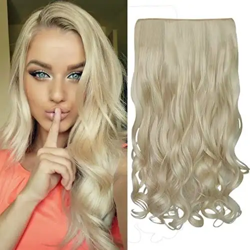 Curly 20 " Clip on Hair Extension Piece - Image 16