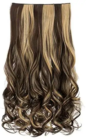 Curly 20 " Clip on Hair Extension Piece - Image 17