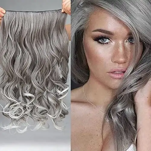 Curly 20 " Clip on Hair Extension Piece - Image 21