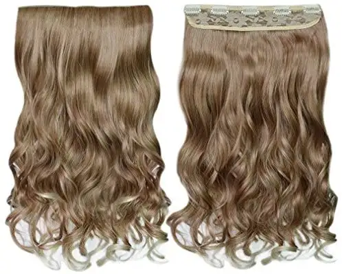 Curly 20 " Clip on Hair Extension Piece - Image 25