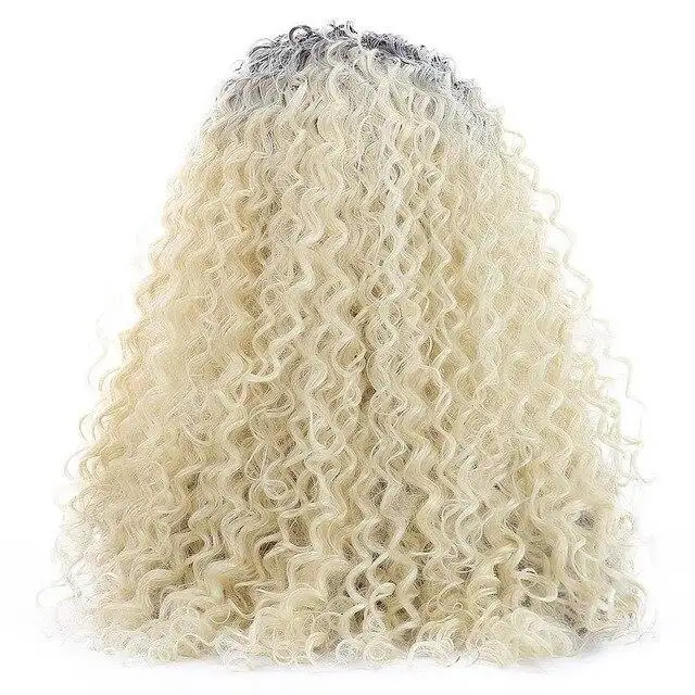 Curly Bohemian Natural Part 24'' Long  Synthetic 15*4.5 Swiss Lace Front Wig - Image 10