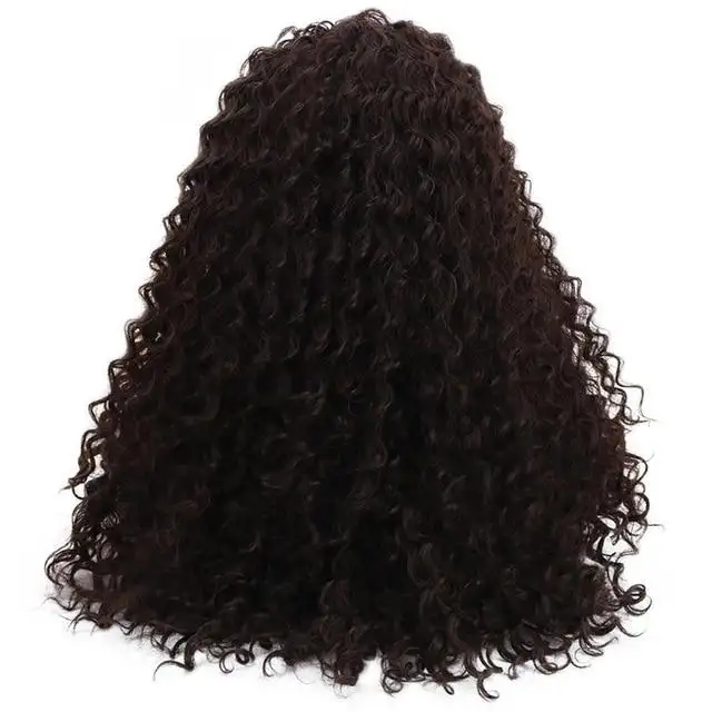 Curly Bohemian Natural Part 24'' Long  Synthetic 15*4.5 Swiss Lace Front Wig - Image 7