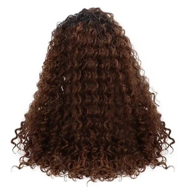 Curly Bohemian Natural Part 24'' Long  Synthetic 15*4.5 Swiss Lace Front Wig - Image 8