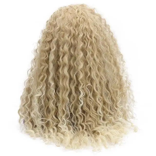 Curly Bohemian Natural Part 24'' Long  Synthetic 15*4.5 Swiss Lace Front Wig - Image 9