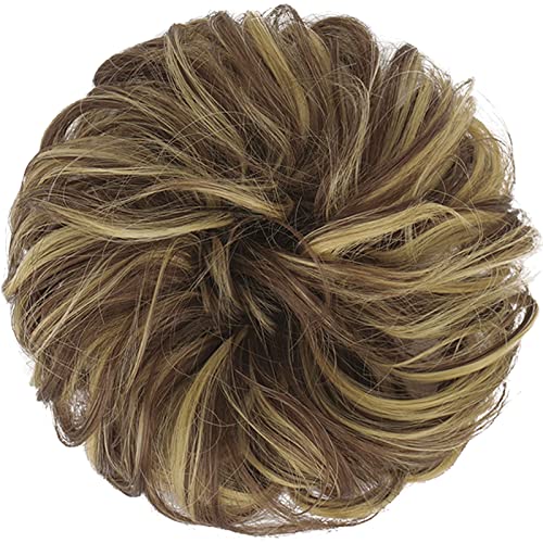 Curly Large Hair Bun Scrunchie Extension - Image 13
