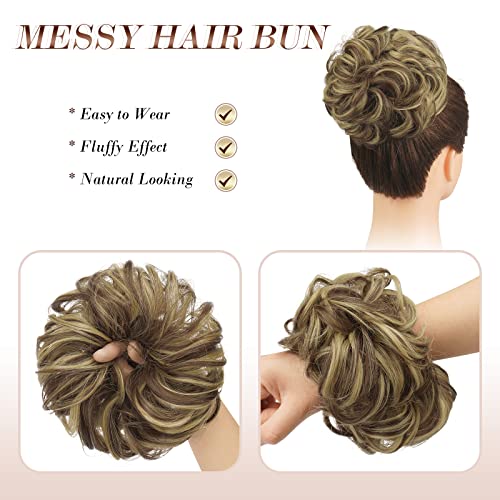 Curly Large Hair Bun Scrunchie Extension - Image 14