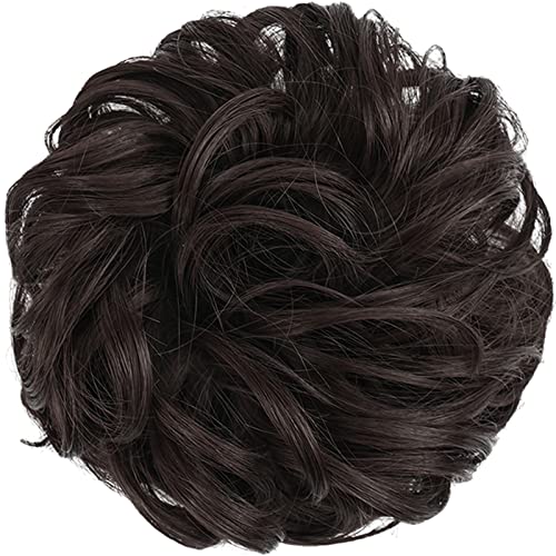 Curly Large Hair Bun Scrunchie Extension - Image 38