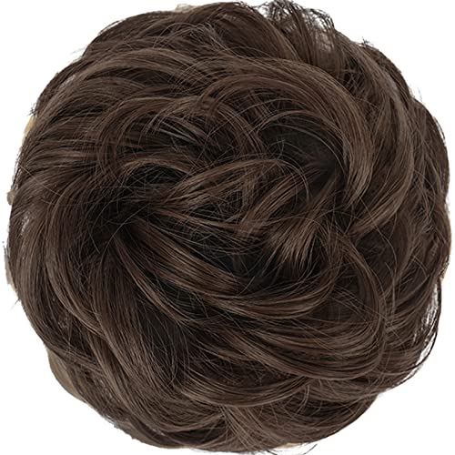 Curly Large Hair Bun Scrunchie Extension - Image 43