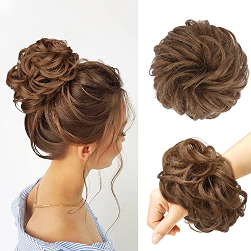 Curly Large Hair Bun Scrunchie Extension - Image 52