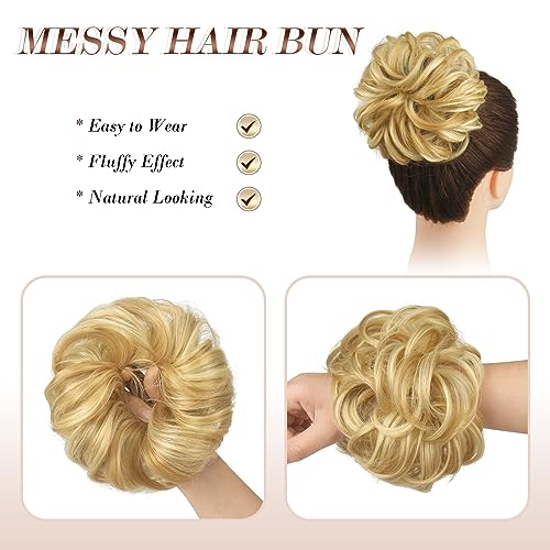 Curly Large Hair Bun Scrunchie Extension - Image 69