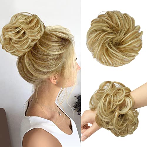 Curly Large Hair Bun Scrunchie Extension - Image 72