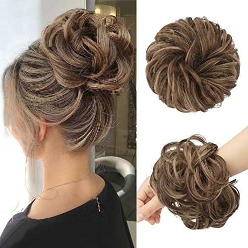 Curly Large Hair Bun Scrunchie Extension - Image 77