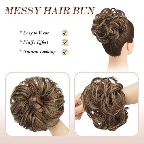 Curly Large Hair Bun Scrunchie Extension - Image 79