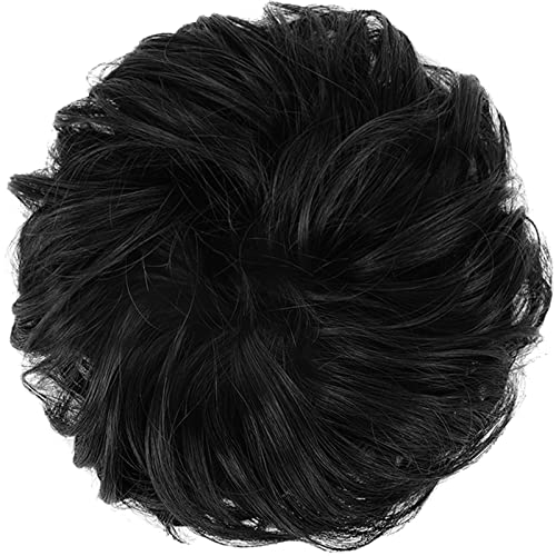 Curly Large Hair Bun Scrunchie Extension - Image 8