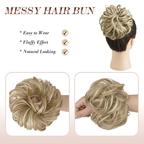 Curly Large Hair Bun Scrunchie Extension - Image 84