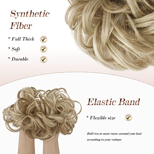 Curly Large Hair Bun Scrunchie Extension - Image 85