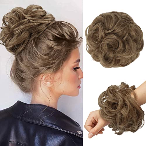 Curly Large Hair Bun Scrunchie Extension - Image 92