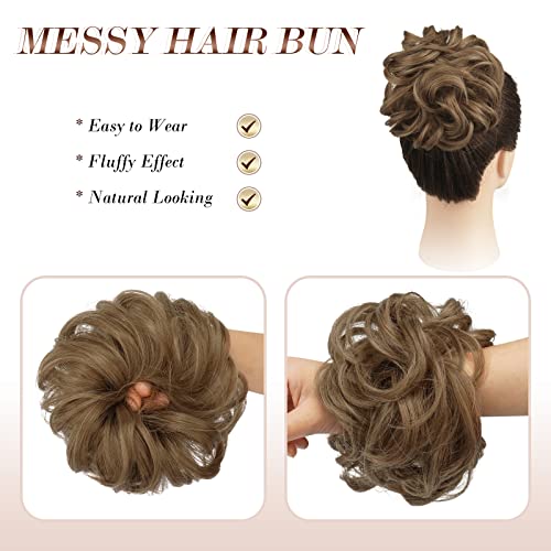 Curly Large Hair Bun Scrunchie Extension - Image 94