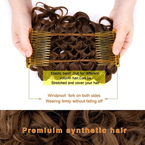 Curly Messy Bun Chignon - Image 3