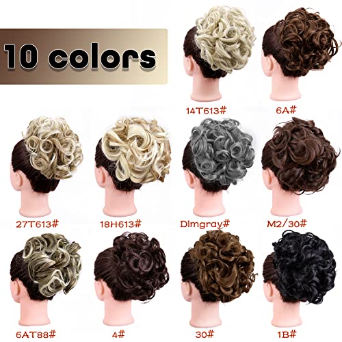 Curly Messy Bun Chignon - Image 5