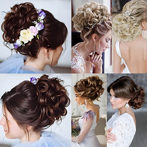 Curly Messy Bun Chignon - Image 7