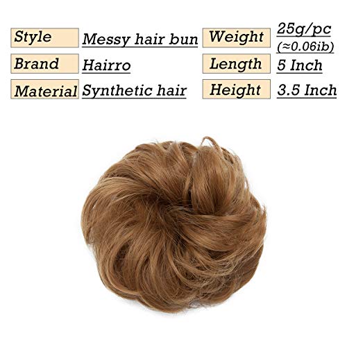 Curly Messy Hair Bun Extension Updo Hairpiece - Image 10