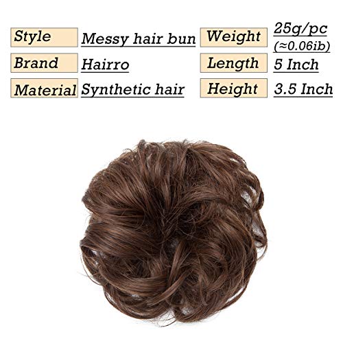 Curly Messy Hair Bun Extension Updo Hairpiece - Image 102