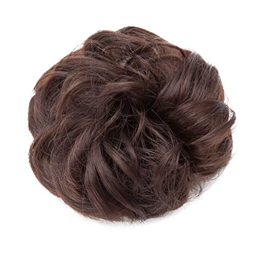 Curly Messy Hair Bun Extension Updo Hairpiece - Image 112