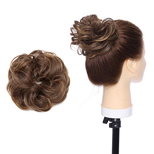 Curly Messy Hair Bun Extension Updo Hairpiece - Image 118