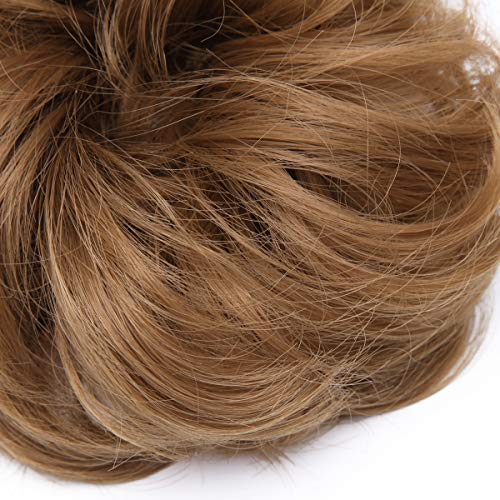 Curly Messy Hair Bun Extension Updo Hairpiece - Image 12