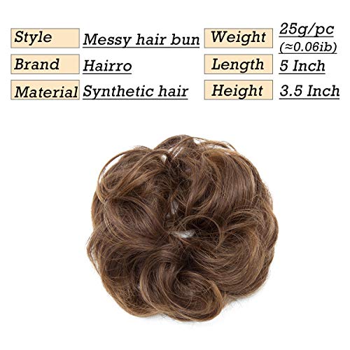 Curly Messy Hair Bun Extension Updo Hairpiece - Image 120