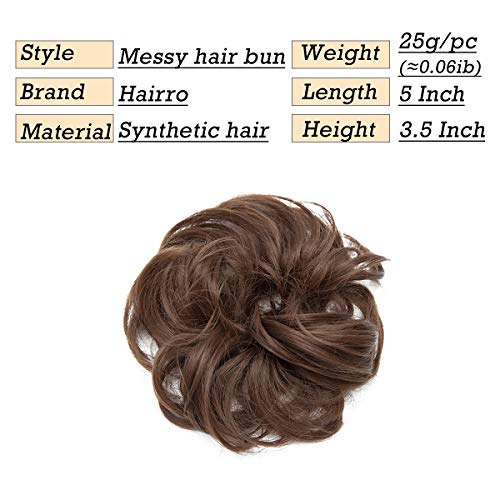 Curly Messy Hair Bun Extension Updo Hairpiece - Image 132