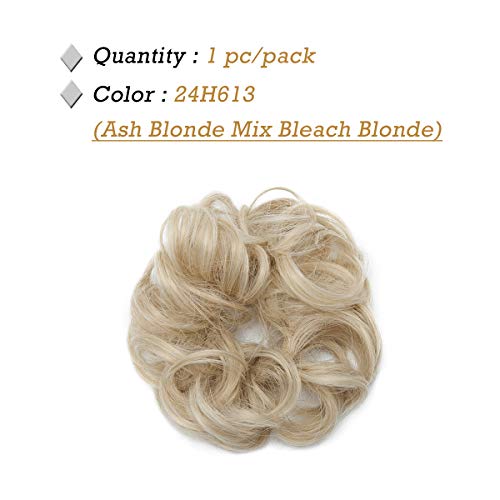 Curly Messy Hair Bun Extension Updo Hairpiece - Image 16
