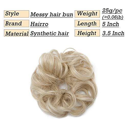 Curly Messy Hair Bun Extension Updo Hairpiece - Image 17