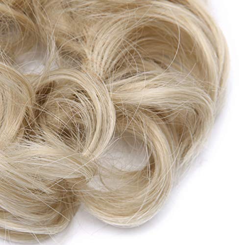 Curly Messy Hair Bun Extension Updo Hairpiece - Image 19
