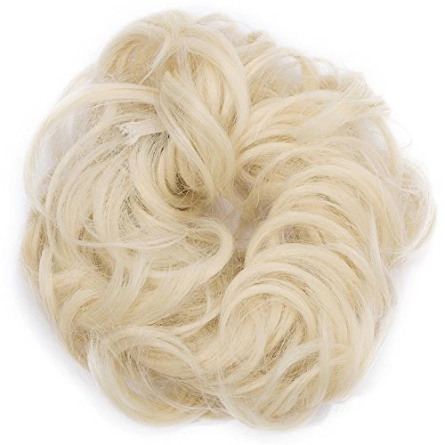 Curly Messy Hair Bun Extension Updo Hairpiece - Image 22