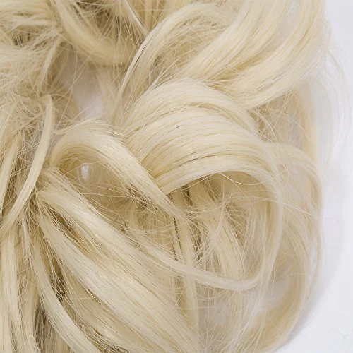 Curly Messy Hair Bun Extension Updo Hairpiece - Image 24