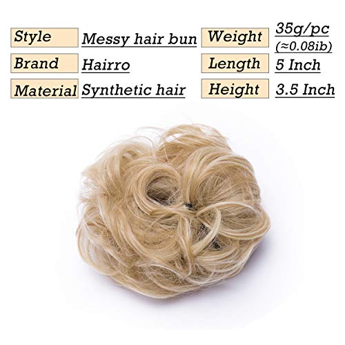 Curly Messy Hair Bun Extension Updo Hairpiece - Image 29