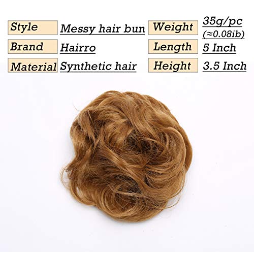 Curly Messy Hair Bun Extension Updo Hairpiece - Image 40
