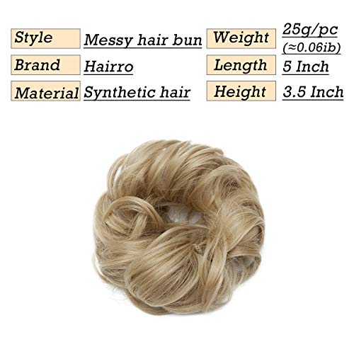 Curly Messy Hair Bun Extension Updo Hairpiece - Image 46