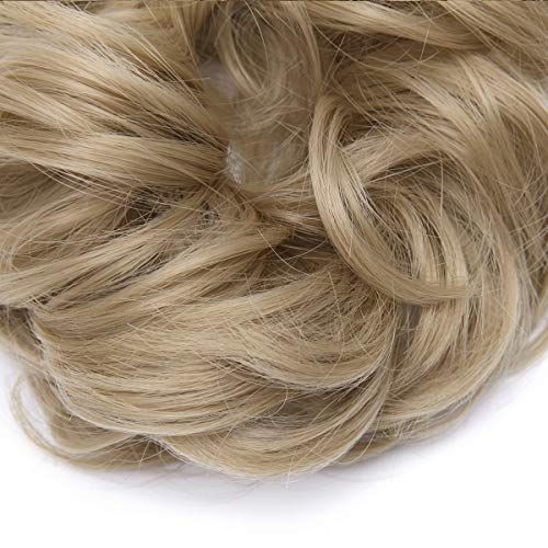 Curly Messy Hair Bun Extension Updo Hairpiece - Image 48