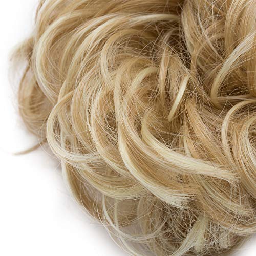 Curly Messy Hair Bun Extension Updo Hairpiece - Image 54