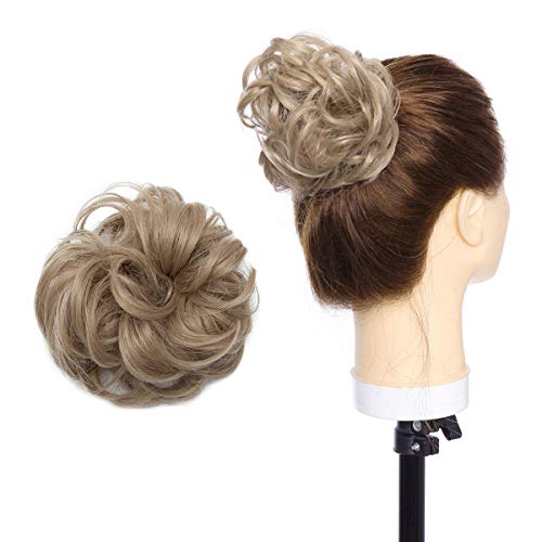 Curly Messy Hair Bun Extension Updo Hairpiece - Image 56