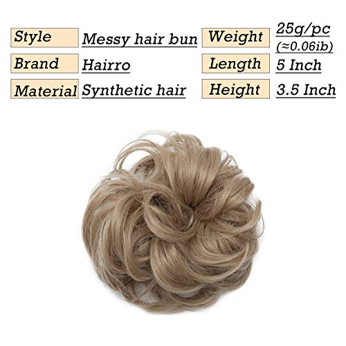 Curly Messy Hair Bun Extension Updo Hairpiece - Image 58